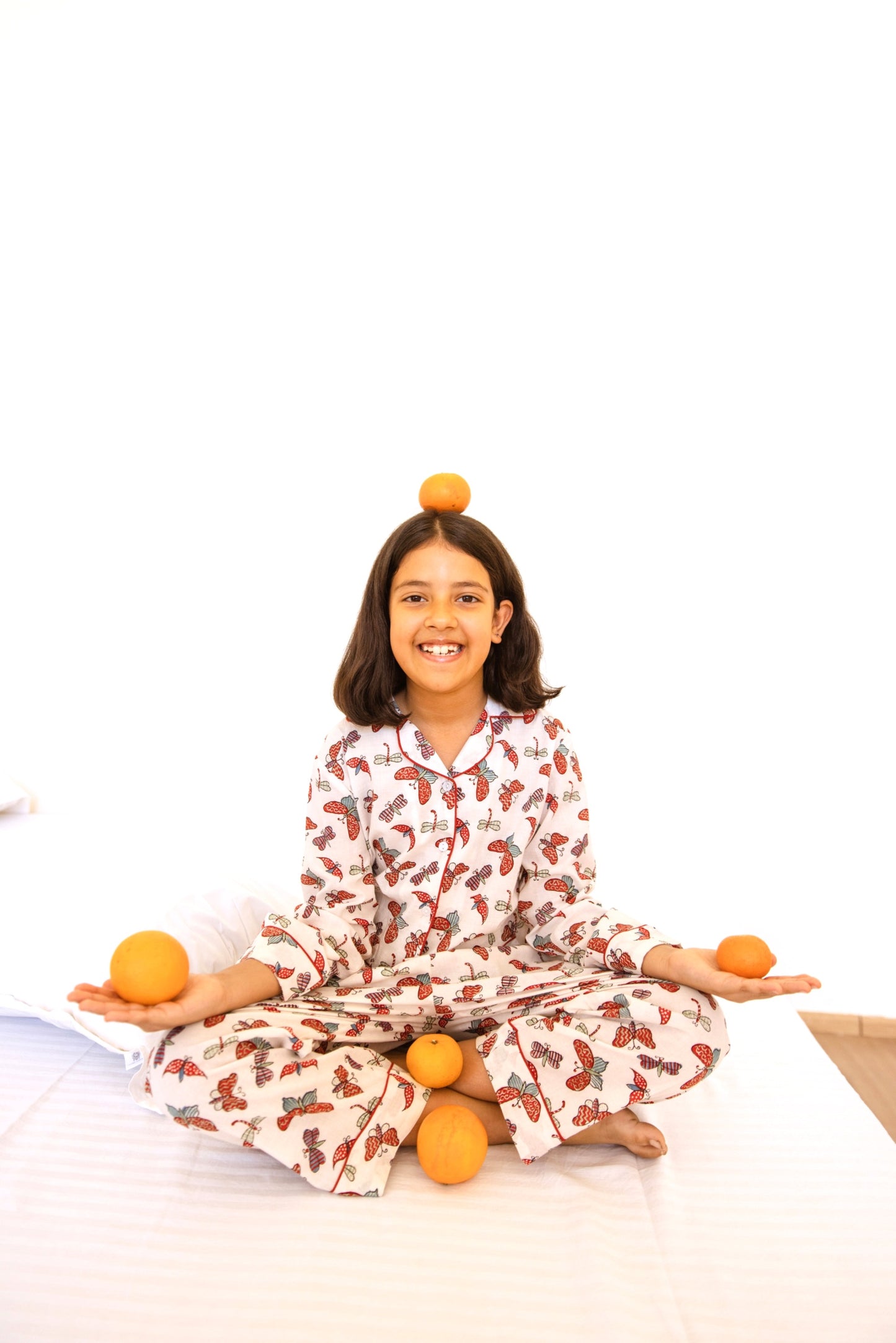 BUTTERFLY GARDEN KIDS COTTON PYJAMAS