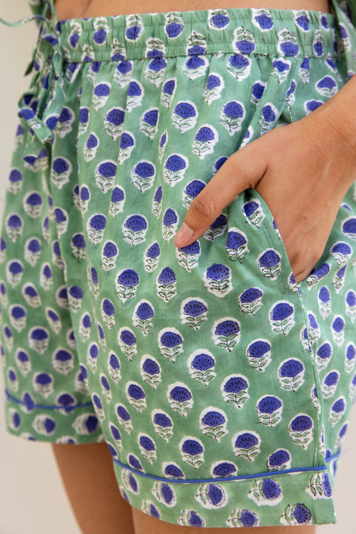 SHORT PJ SET - MEADOW BLOOM