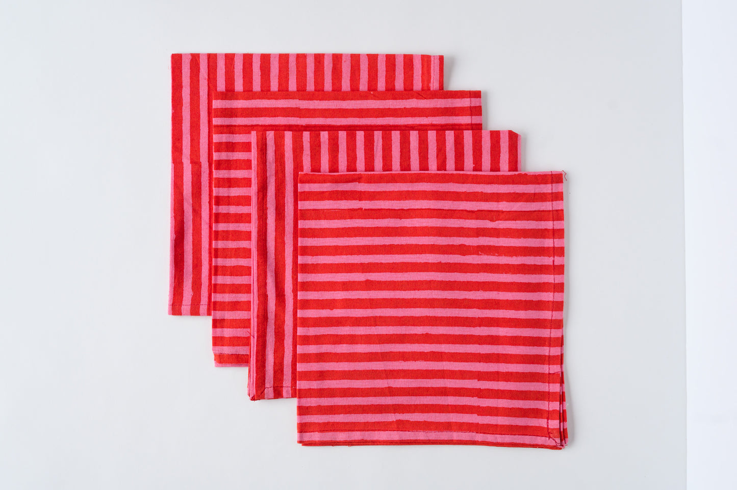 JAIPUR STRIPE COTTON NAPKINS - SET OF 4