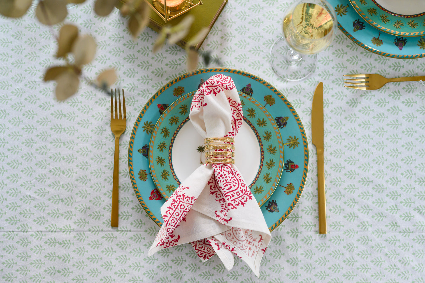TAJ BLOCK PRINT NAPKINS
