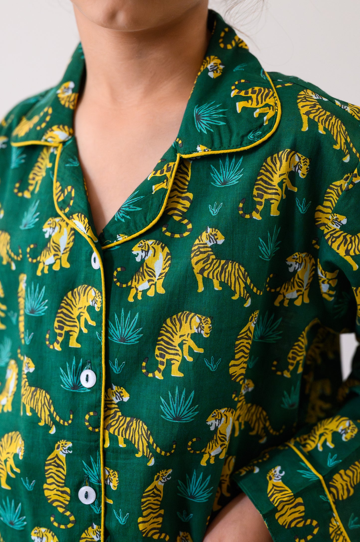 JADE TIGER KIDS COTTON PYJAMAS