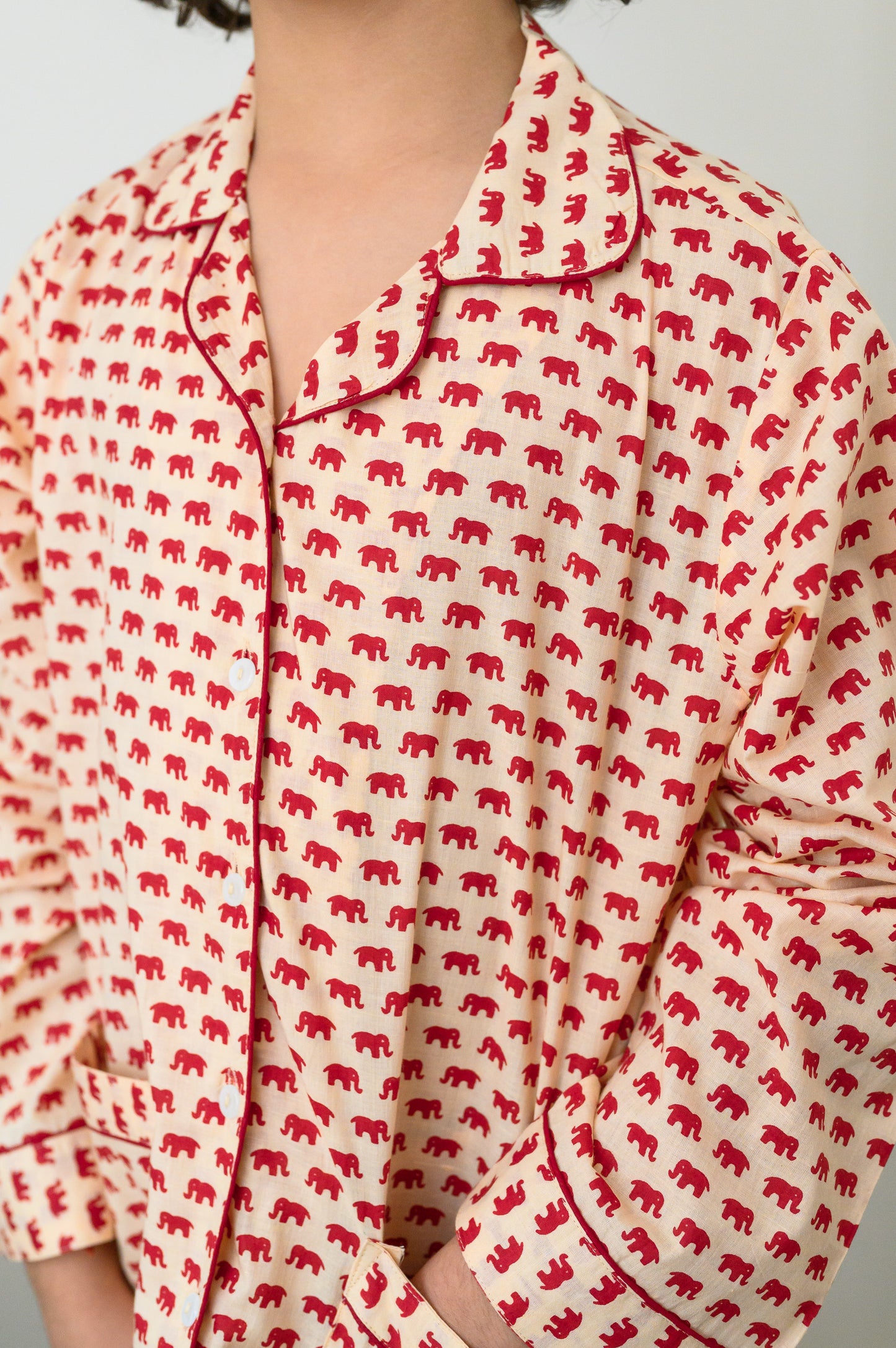LITTLE ELEPHANT COTTON PYJAMAS