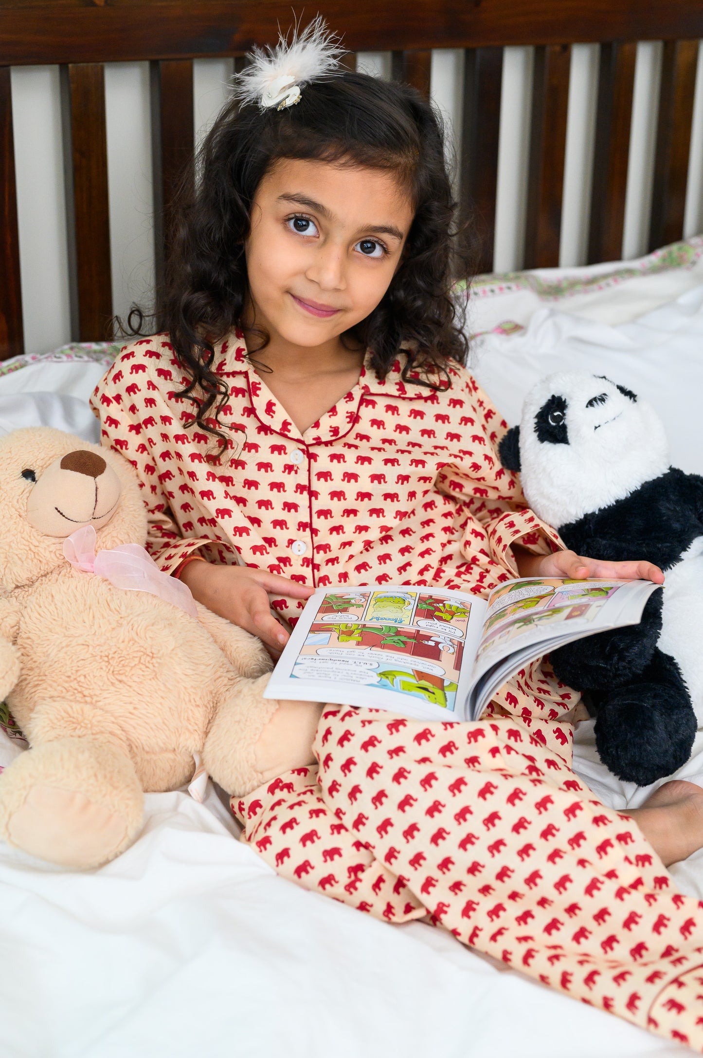 LITTLE ELEPHANT COTTON PYJAMAS
