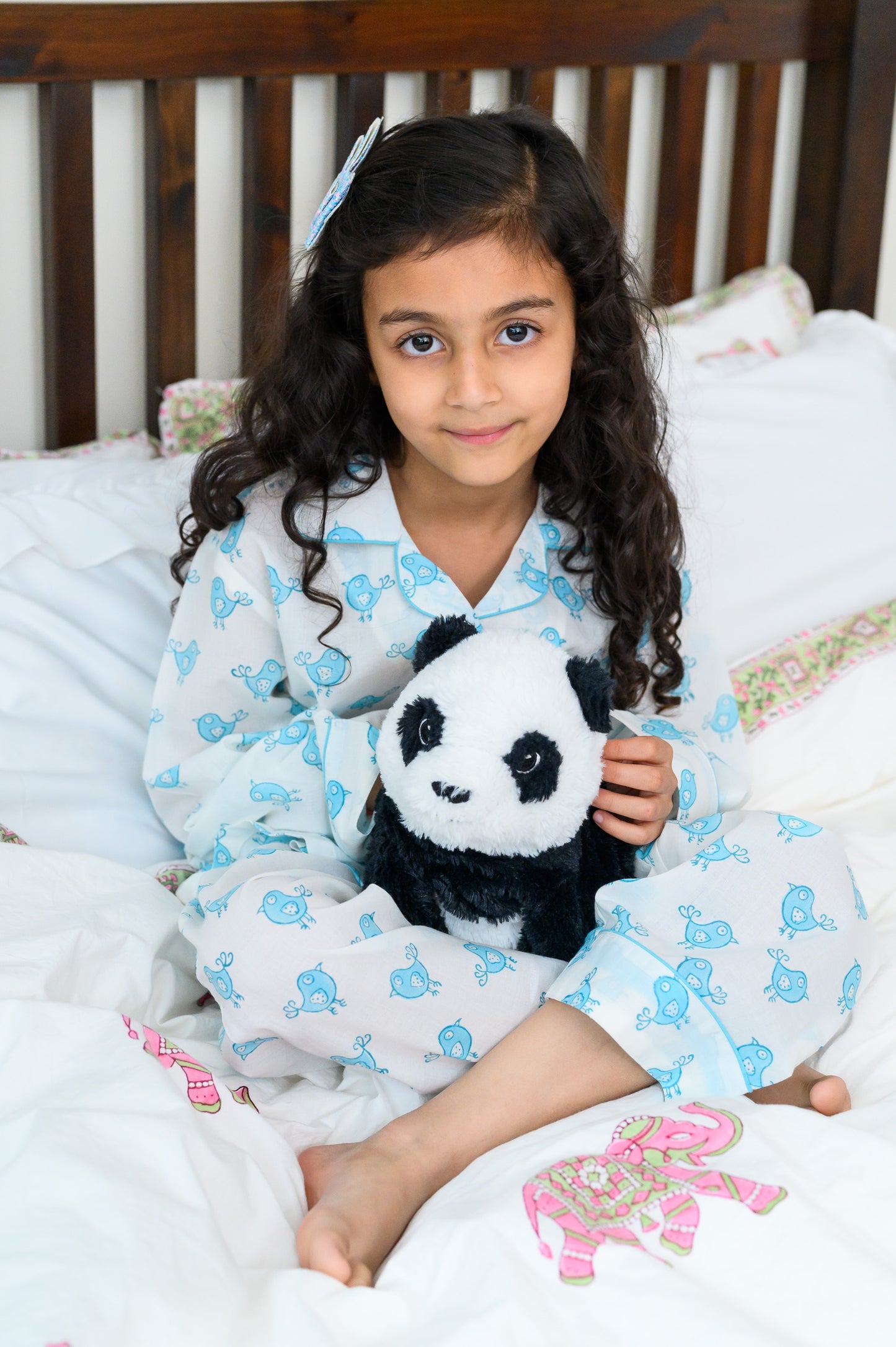 BLUE BIRDS KIDS COTTON PYJAMAS