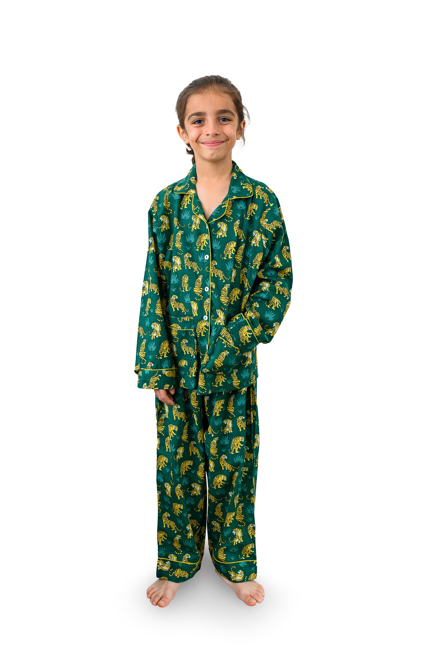 JADE TIGER KIDS COTTON PYJAMAS
