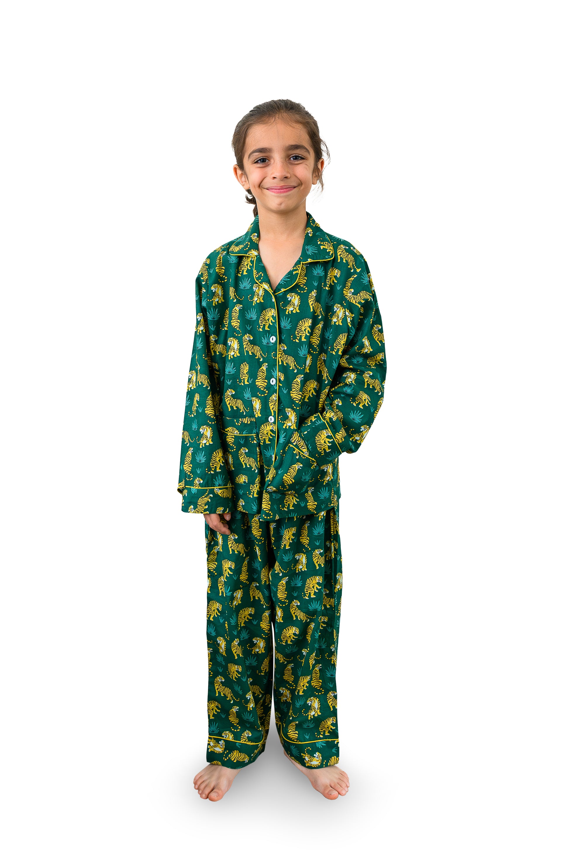 JADE TIGER KIDS COTTON PYJAMAS