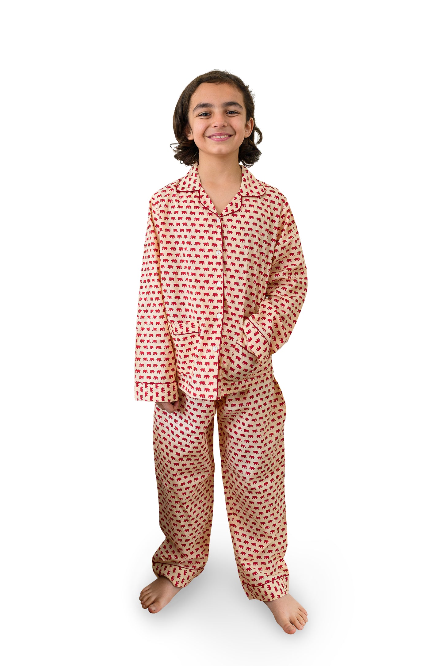 LITTLE ELEPHANT COTTON PYJAMAS