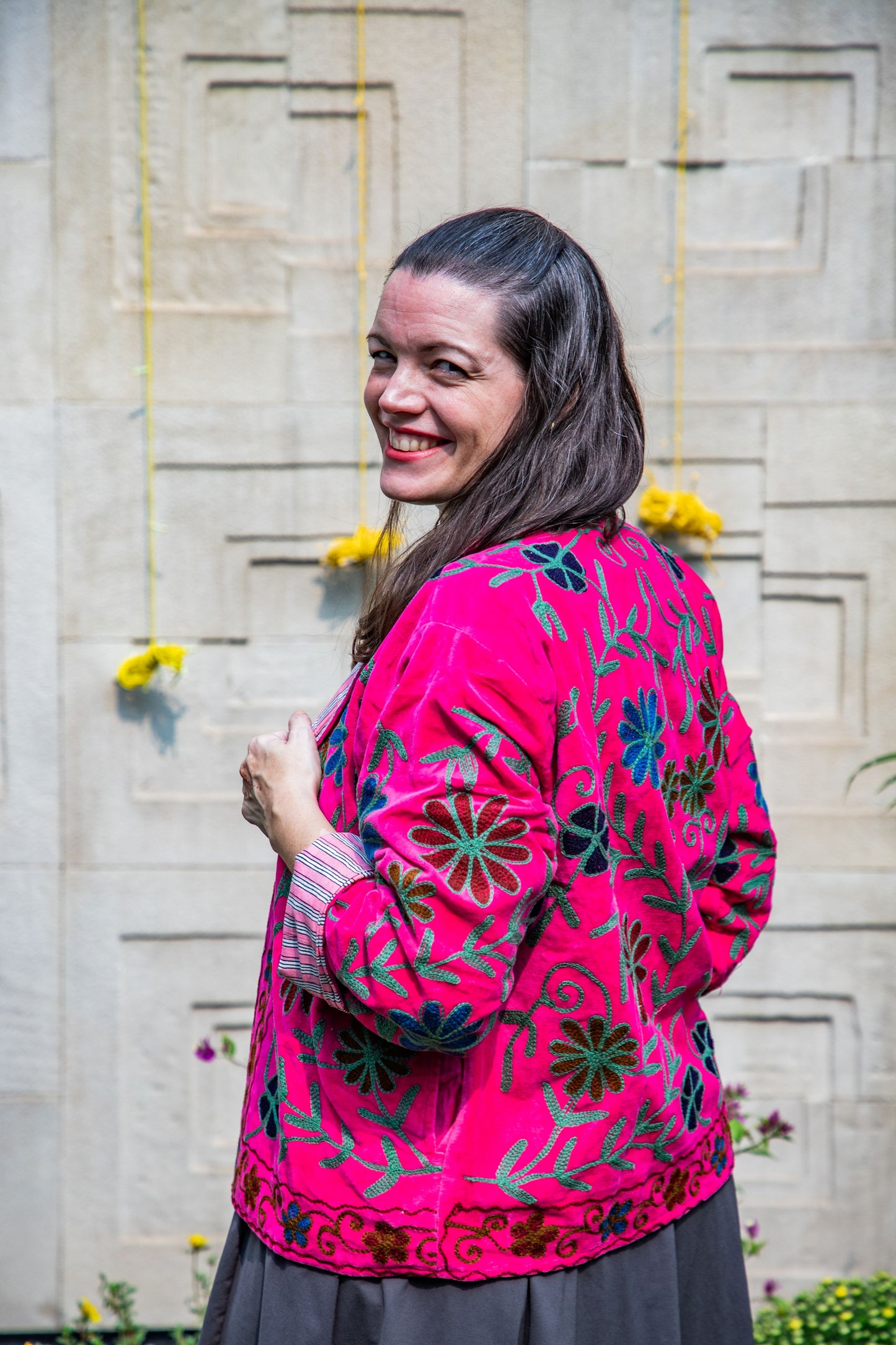 VELVET SUZANI JACKET - RANI PINK