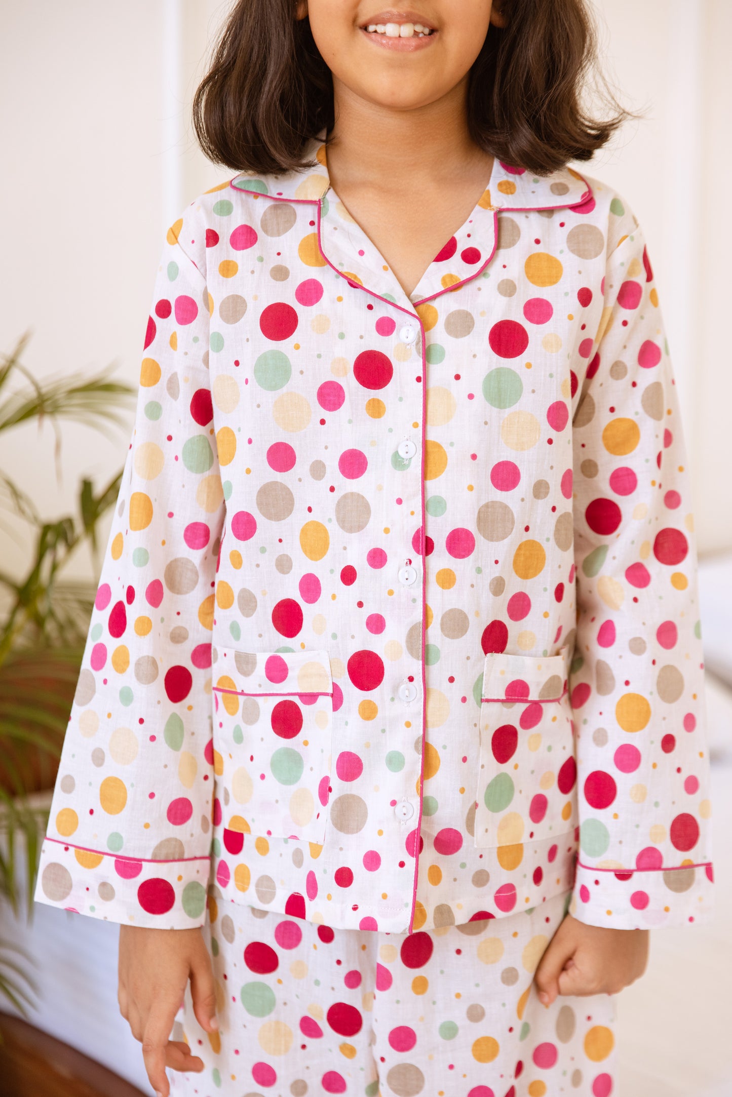CONFETTI DOTS KIDS COTTON PYJAMAS