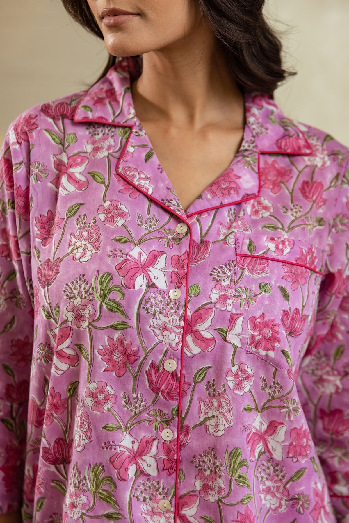 LONG PJ SET - ORCHID BLOSSOM