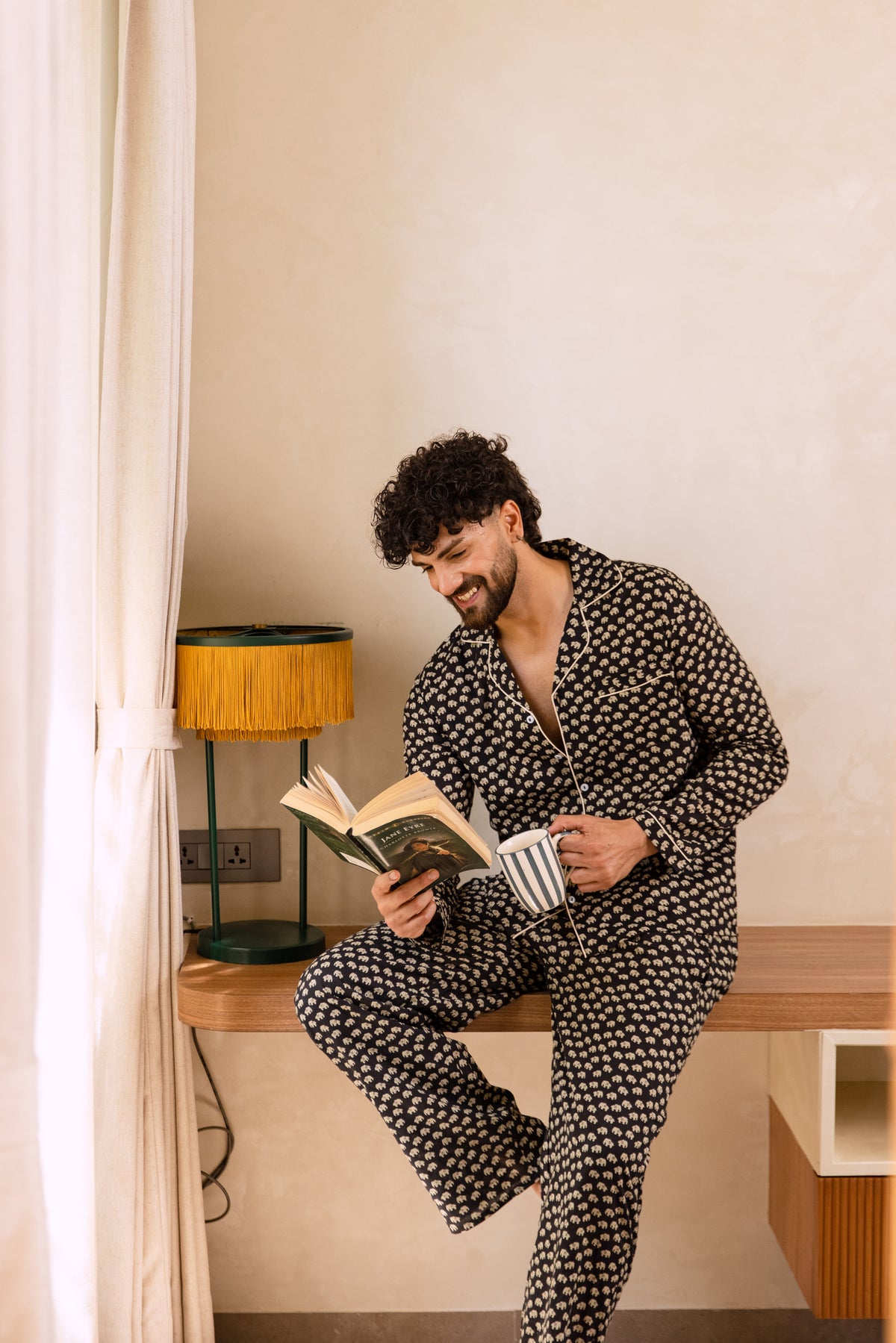 MEN’S COTTON PJ SET - THE INDIAN ELEPHANT