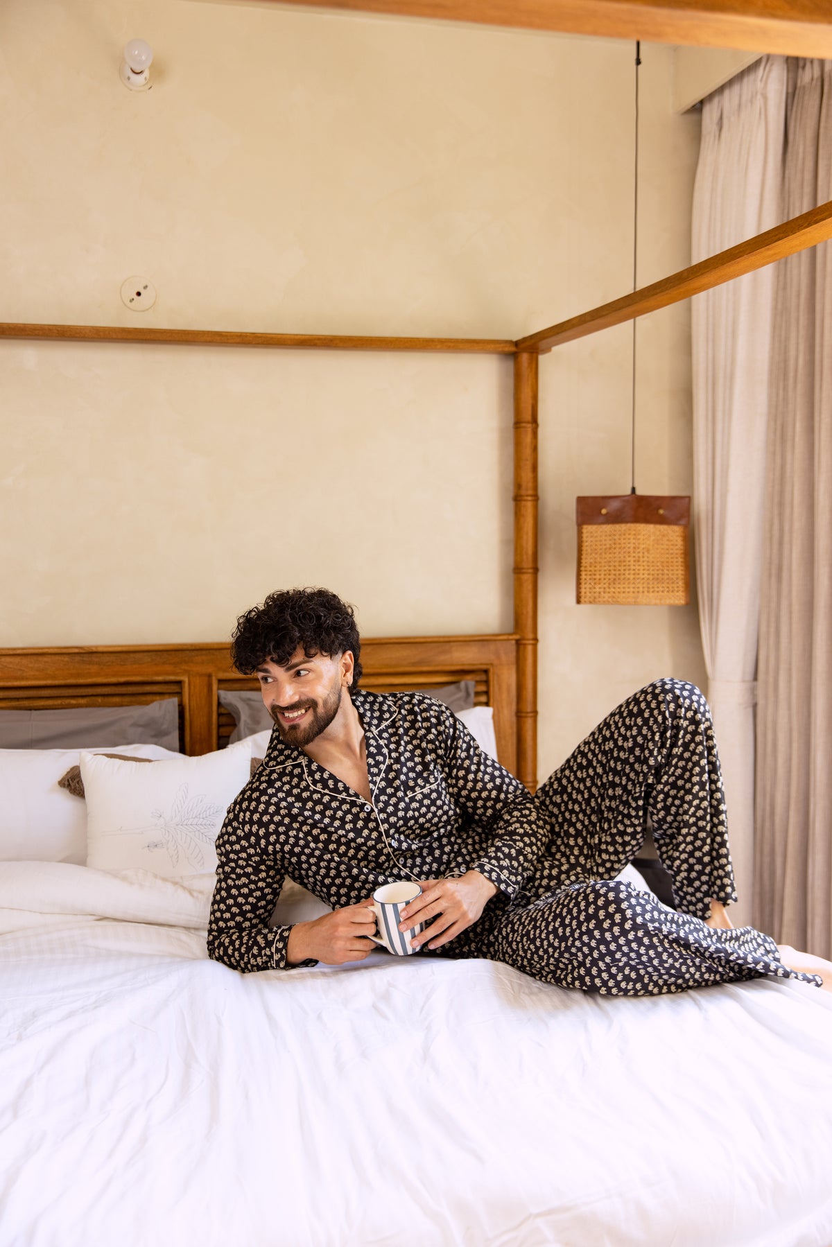 MEN’S COTTON PJ SET - THE INDIAN ELEPHANT