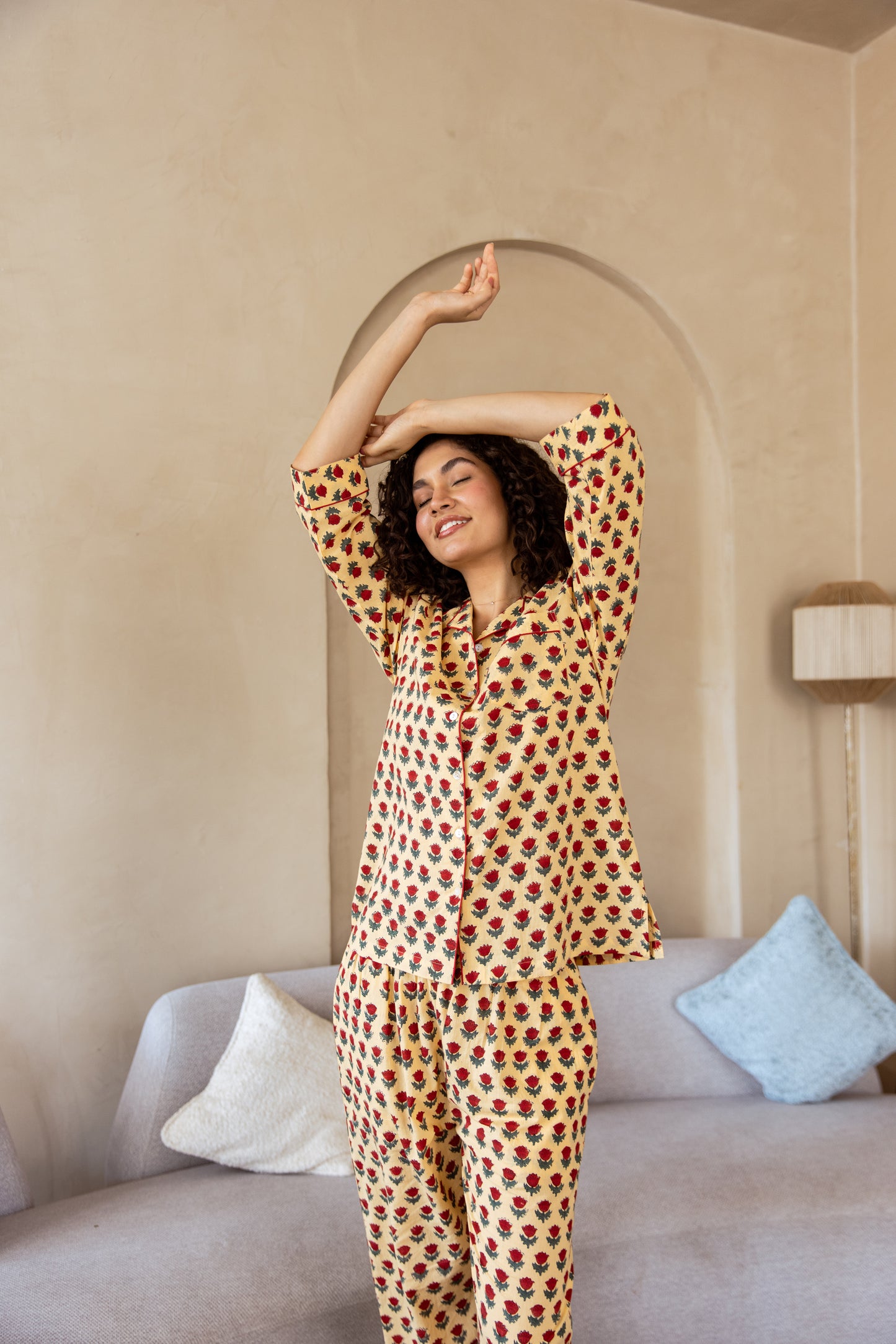 WILD TULIP LONG PJ SET