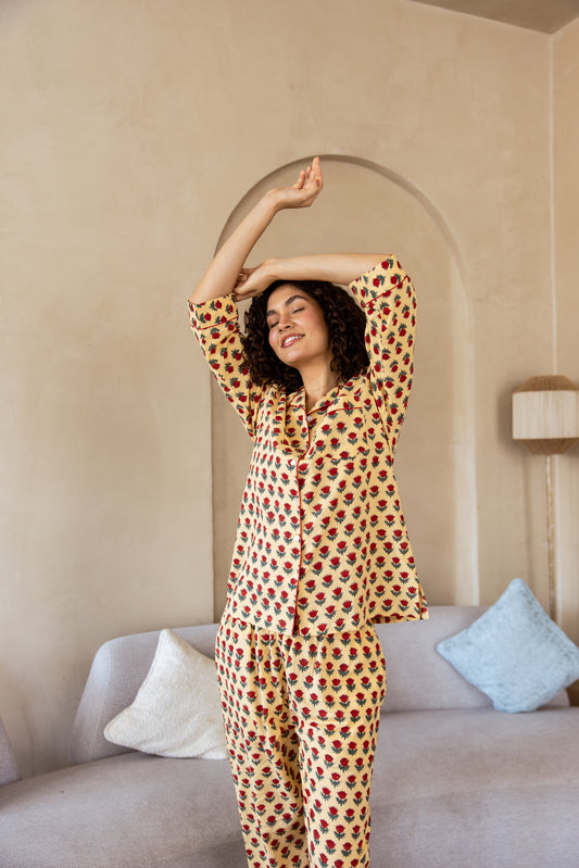 WILD TULIP LONG PJ SET