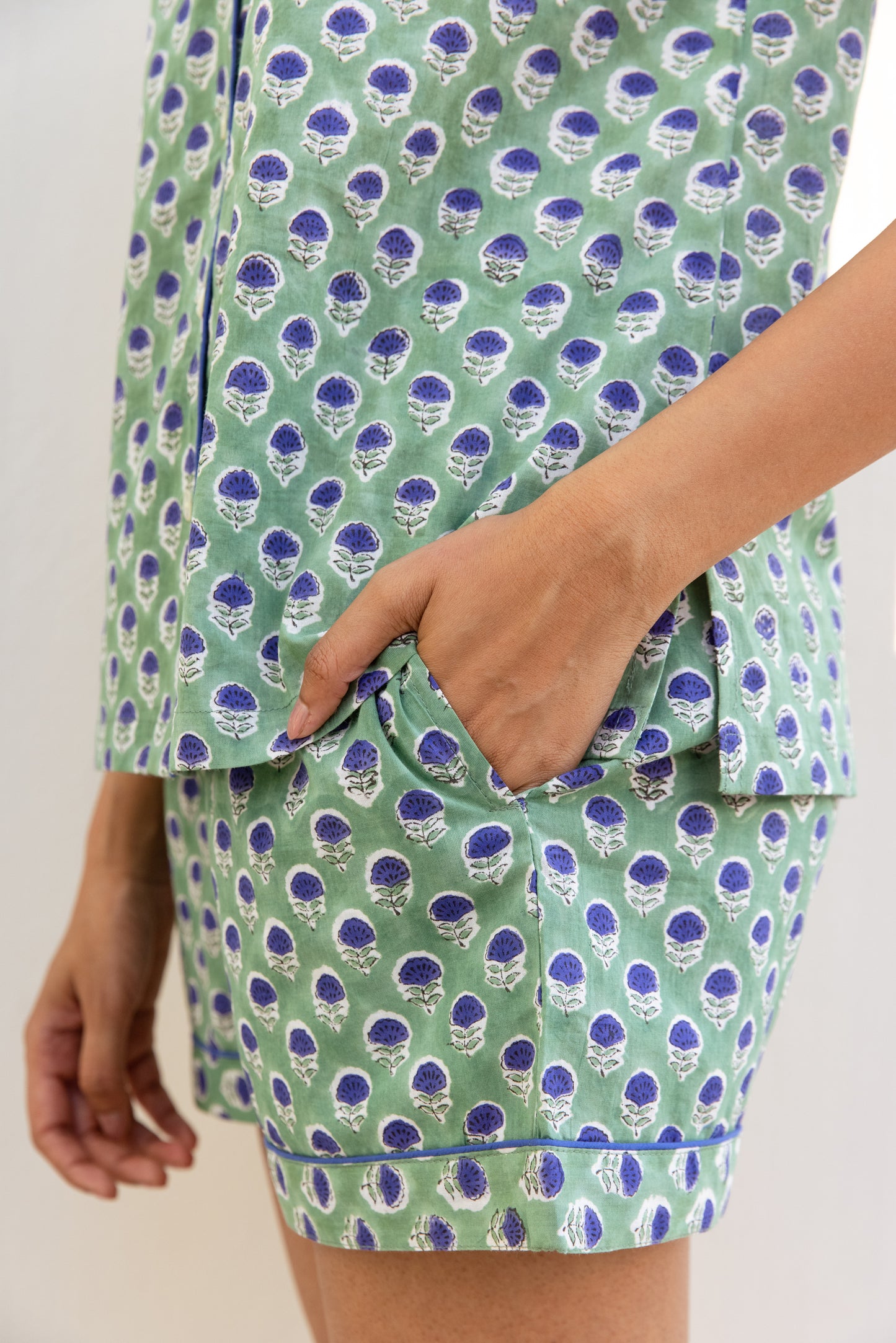 SHORT PJ SET - MEADOW BLOOM