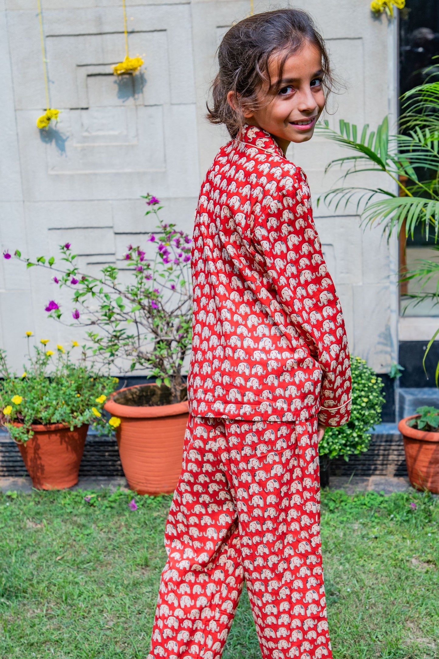 RED ELEPHANT KIDS COTTON PYJAMAS