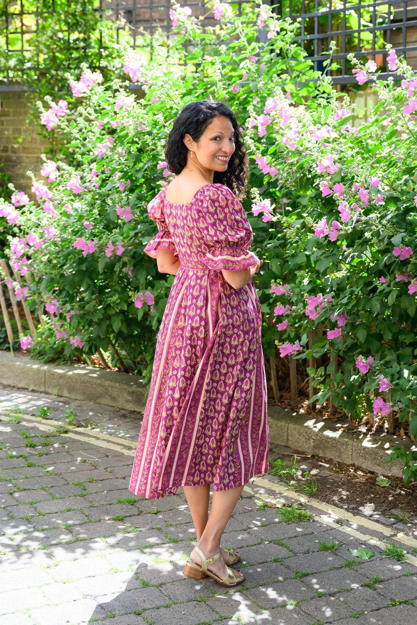 FLORENCE DRESS – MULBERRY PINK