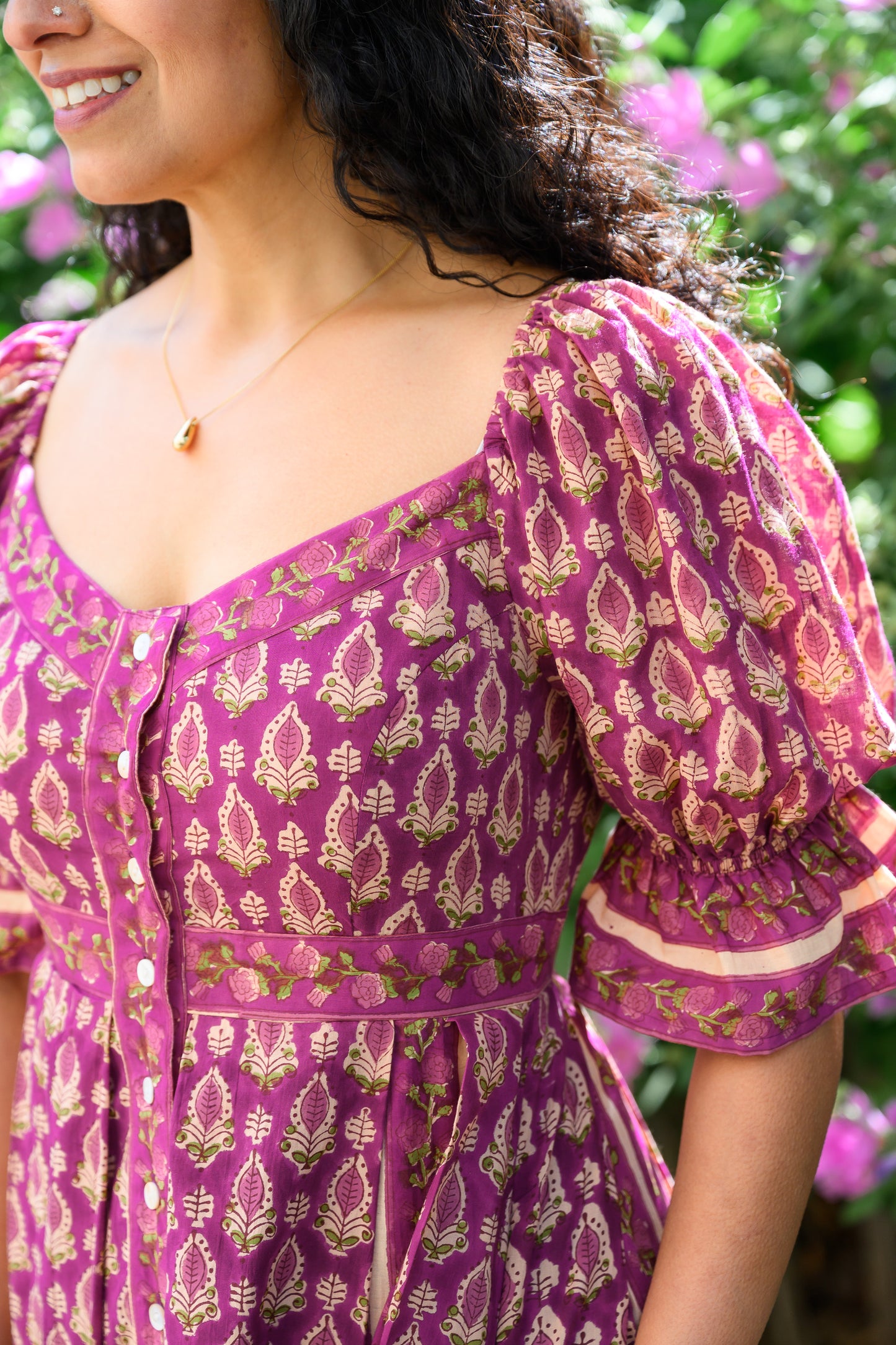 FLORENCE DRESS – MULBERRY PINK