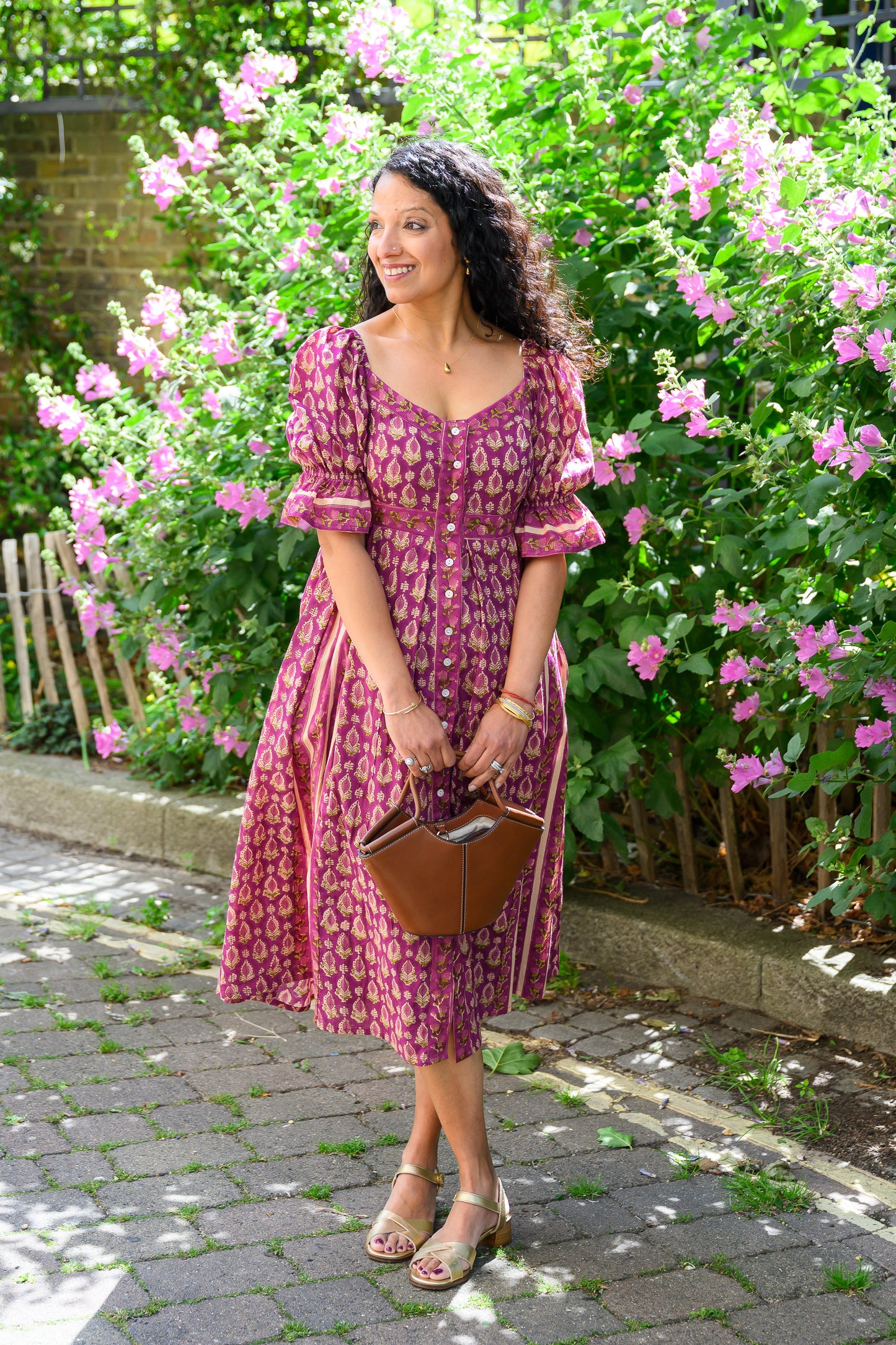 FLORENCE DRESS – MULBERRY PINK