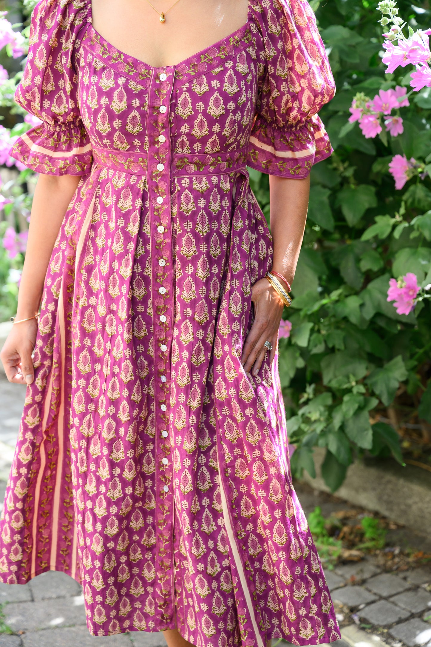 FLORENCE DRESS – MULBERRY PINK