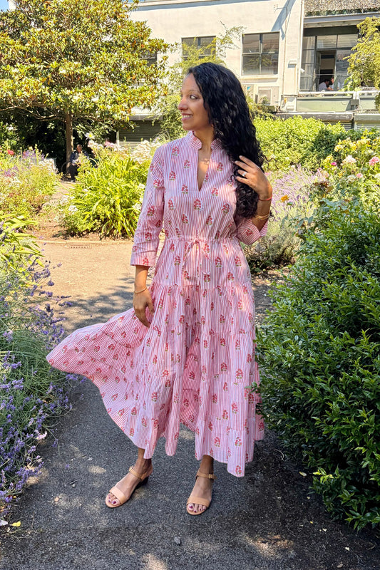 ANIKA DRESS - BLUSH PINK