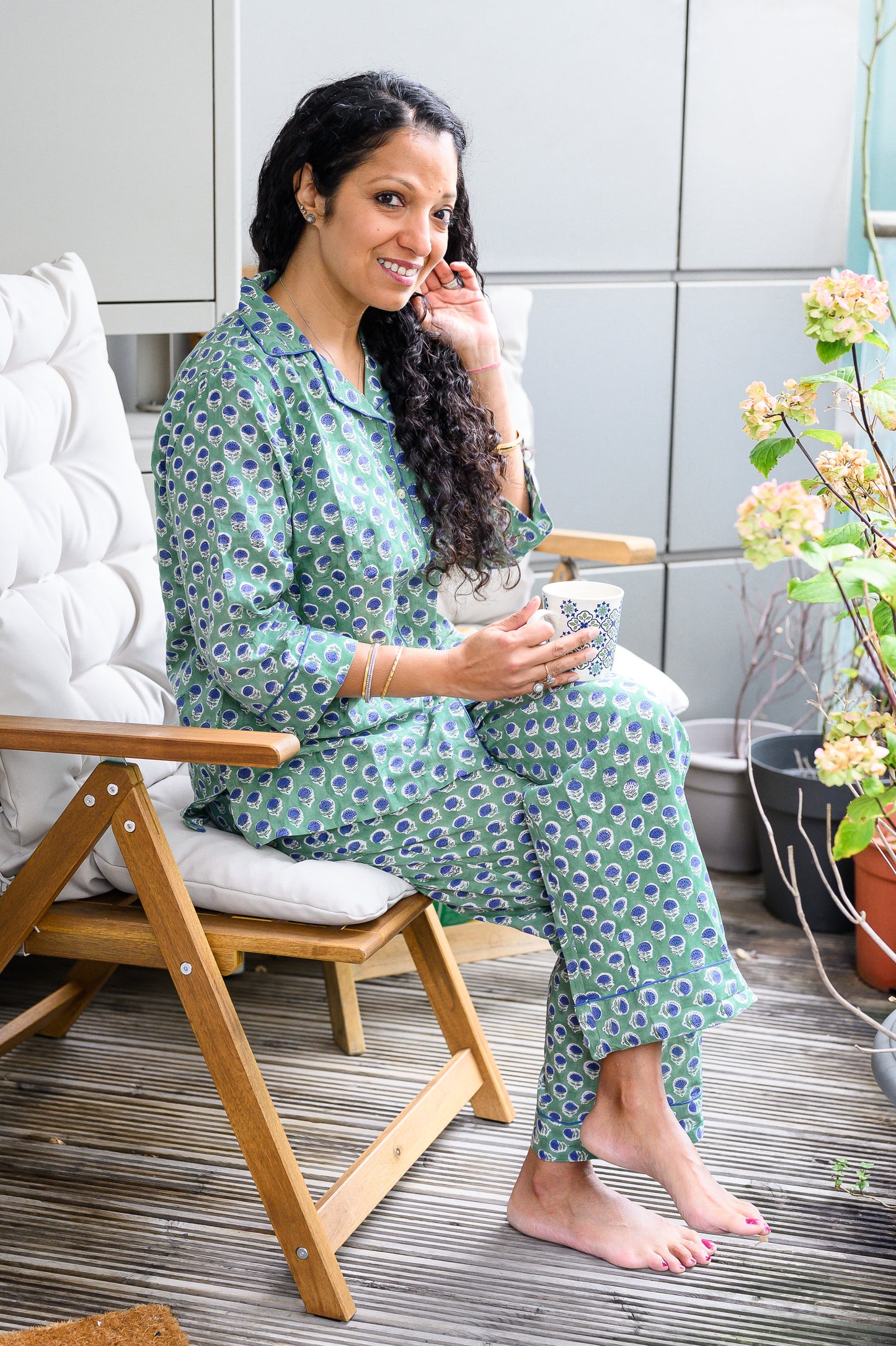 MEADOW BLOOM LONG PJ SET