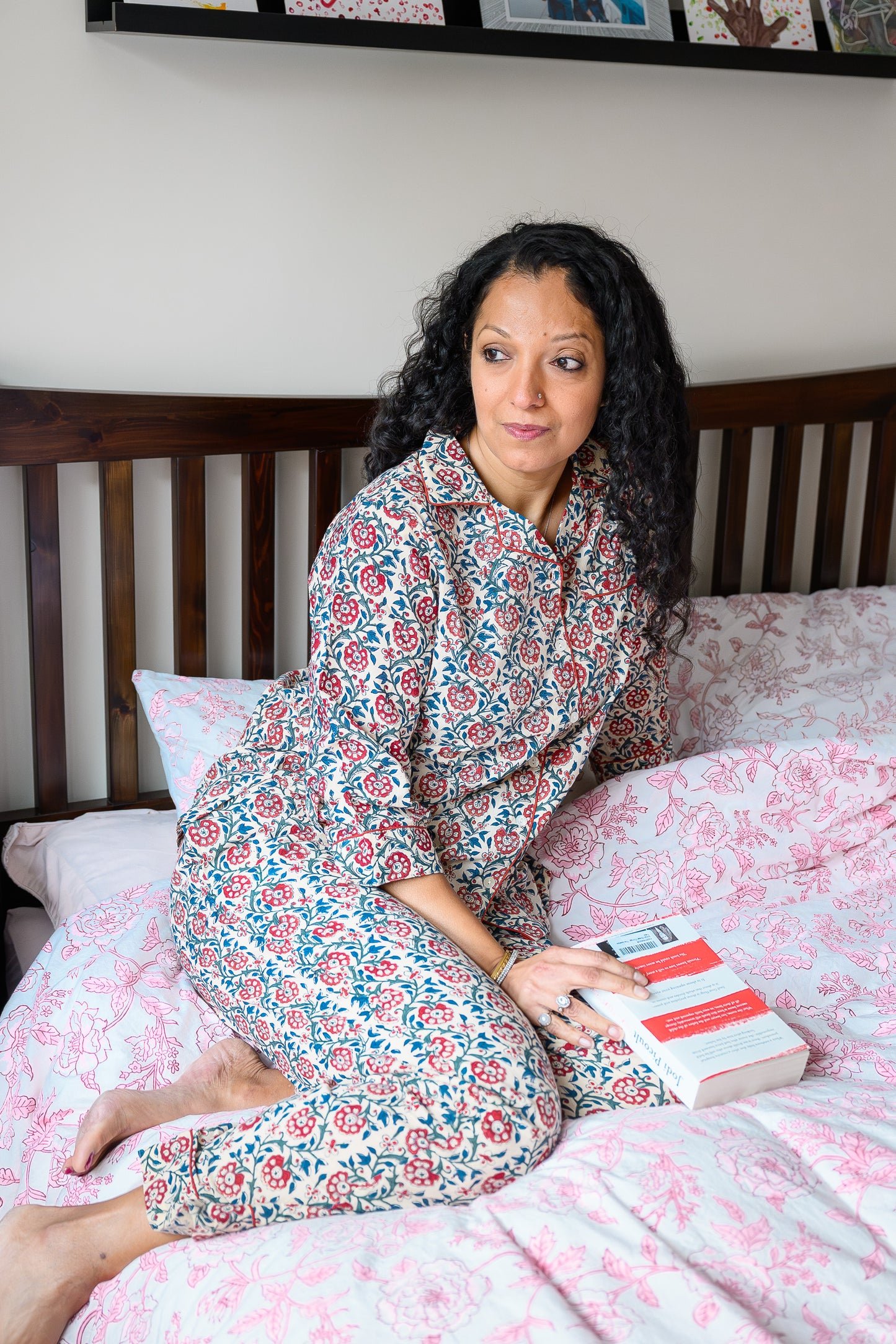 CRIMSON VINE LONG PJ SET