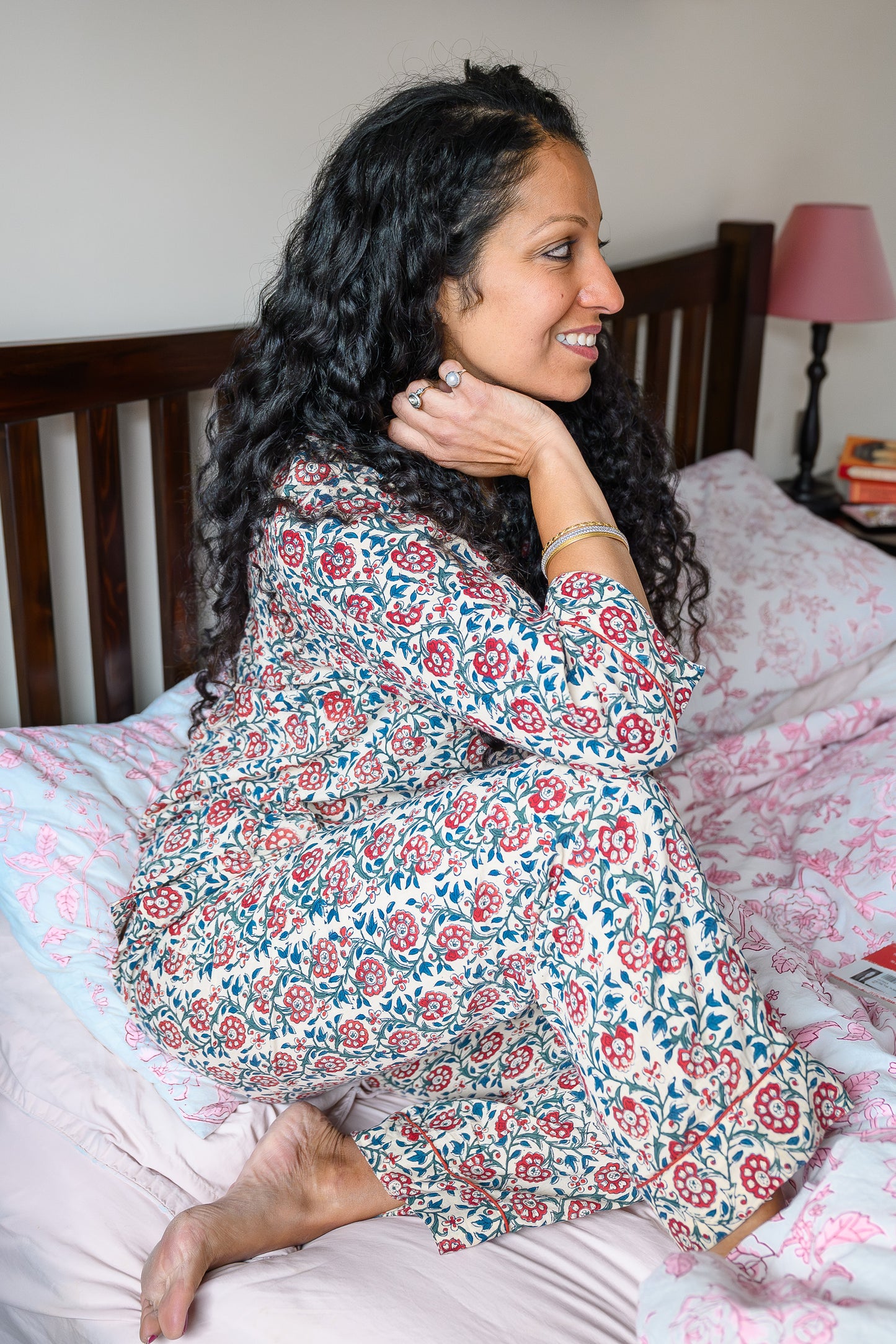 CRIMSON VINE LONG PJ SET