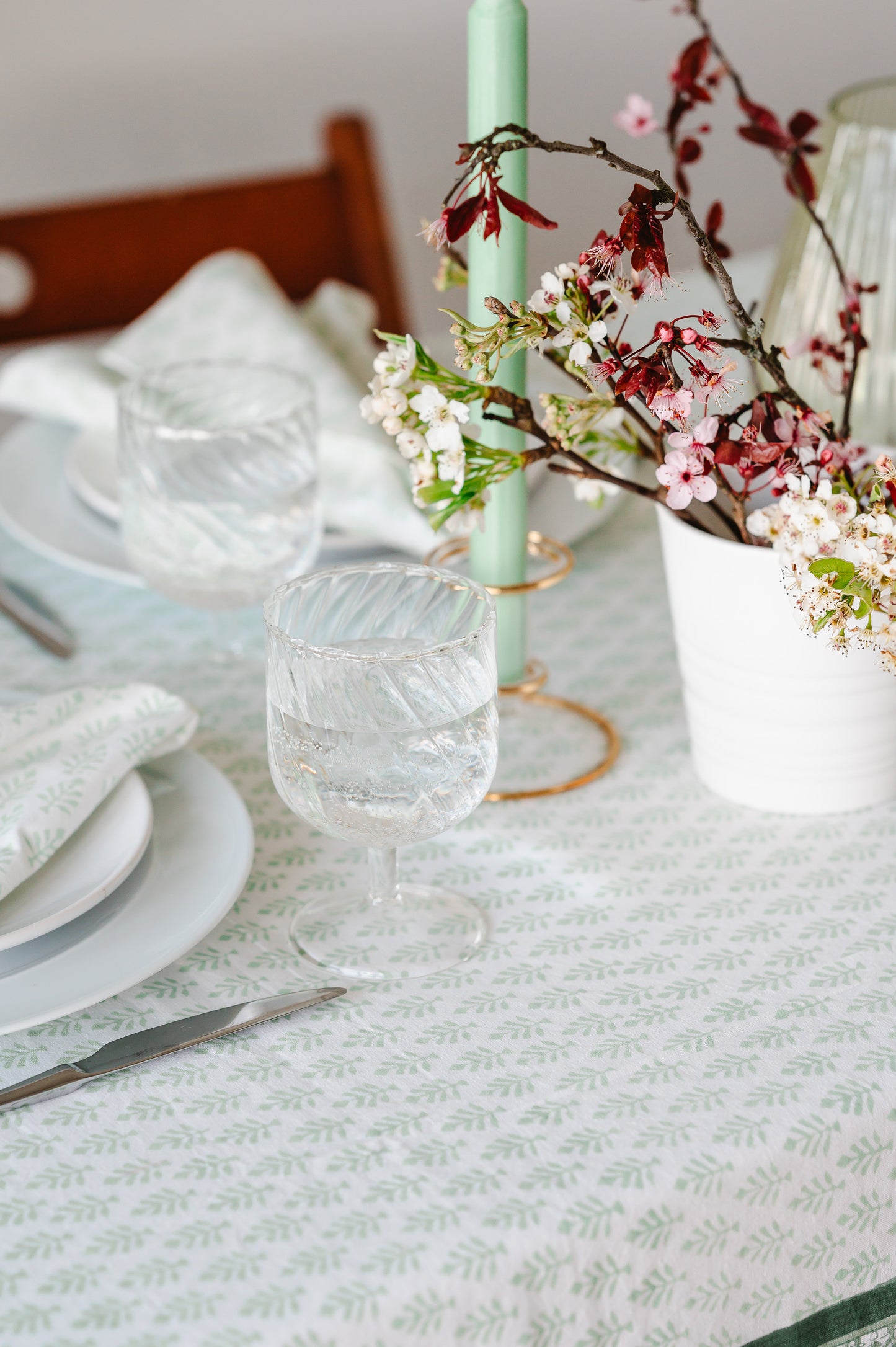 NEEM BLOCK PRINT TABLECLOTH