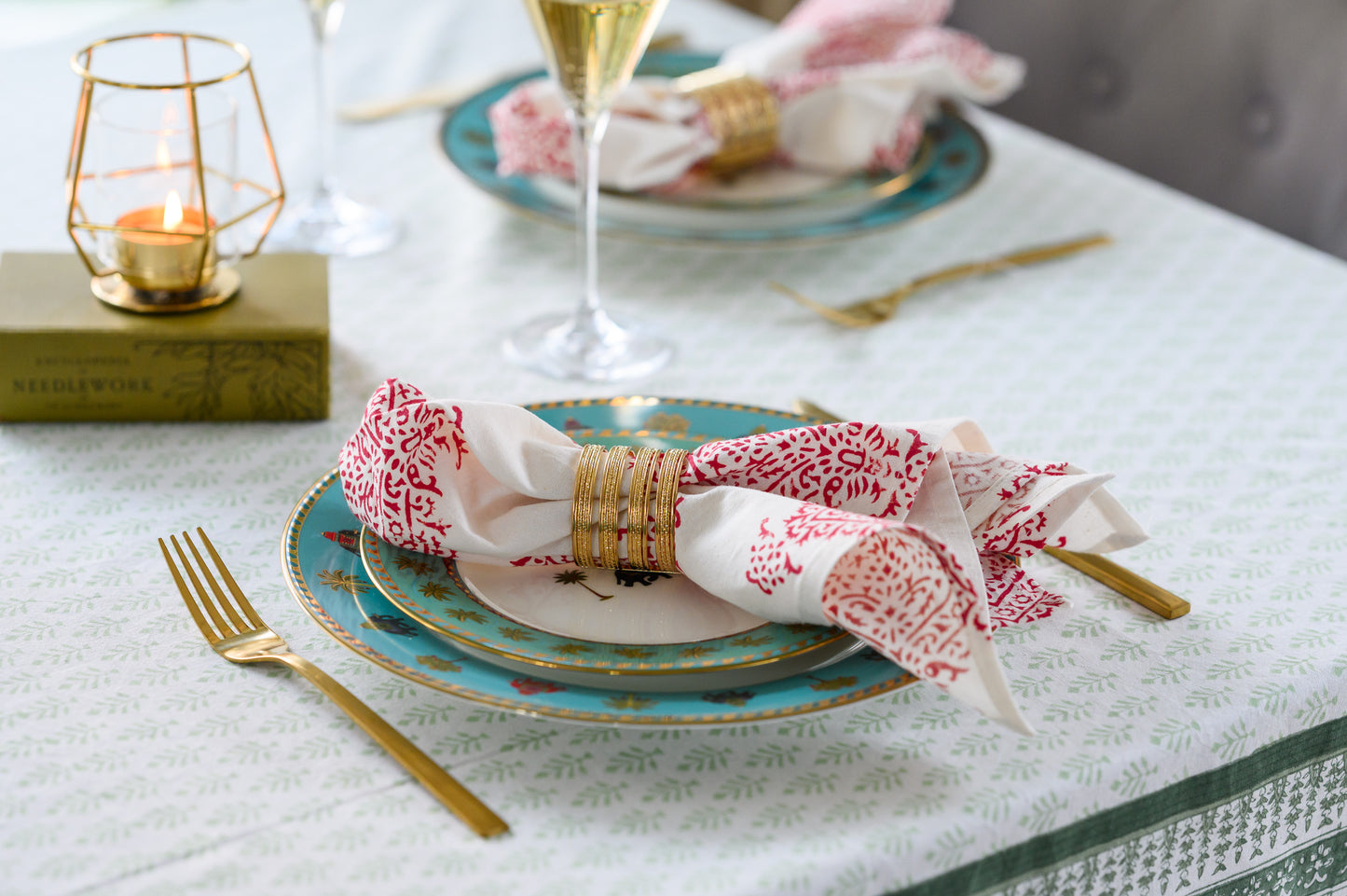 TAJ BLOCK PRINT NAPKINS
