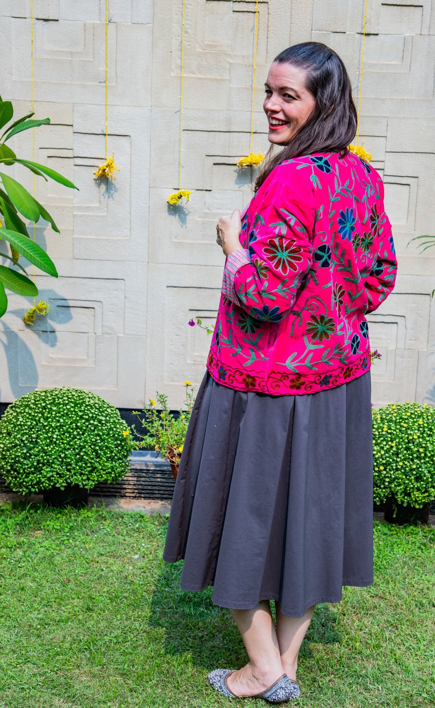 VELVET SUZANI JACKET - RANI PINK