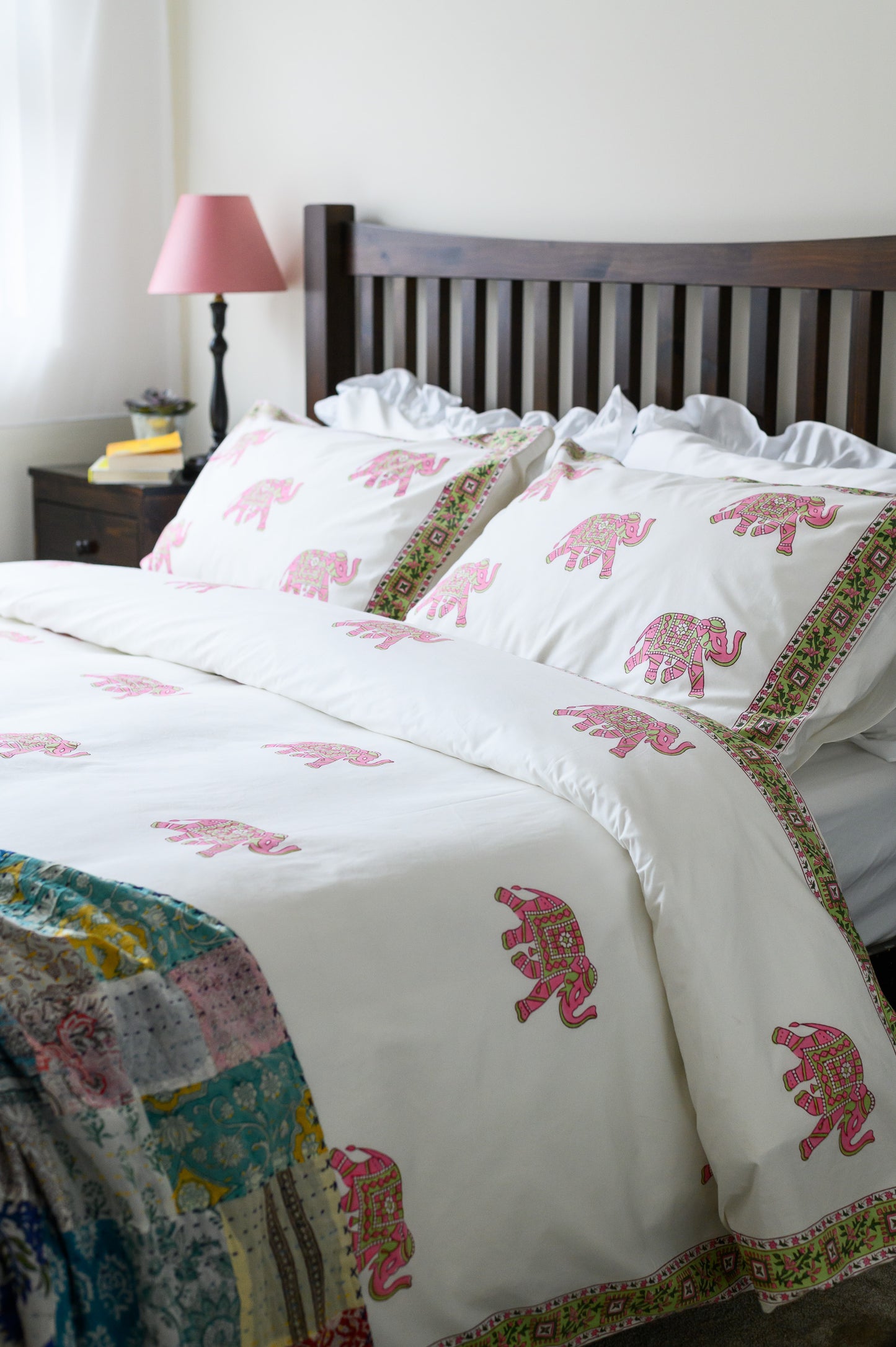 Block Print Cotton Duvet Cover Set