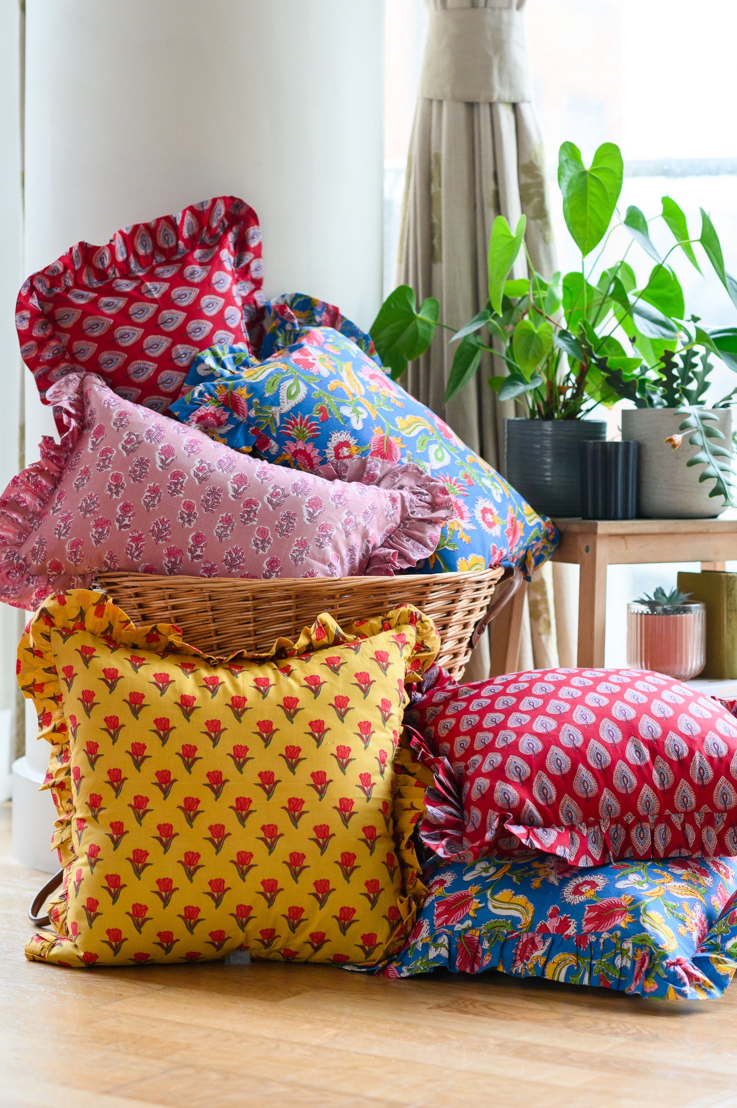 indian cotton cushions
