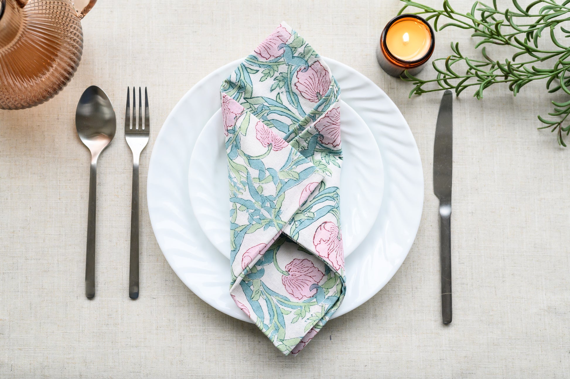 BLOCK PRINT NAPKINS