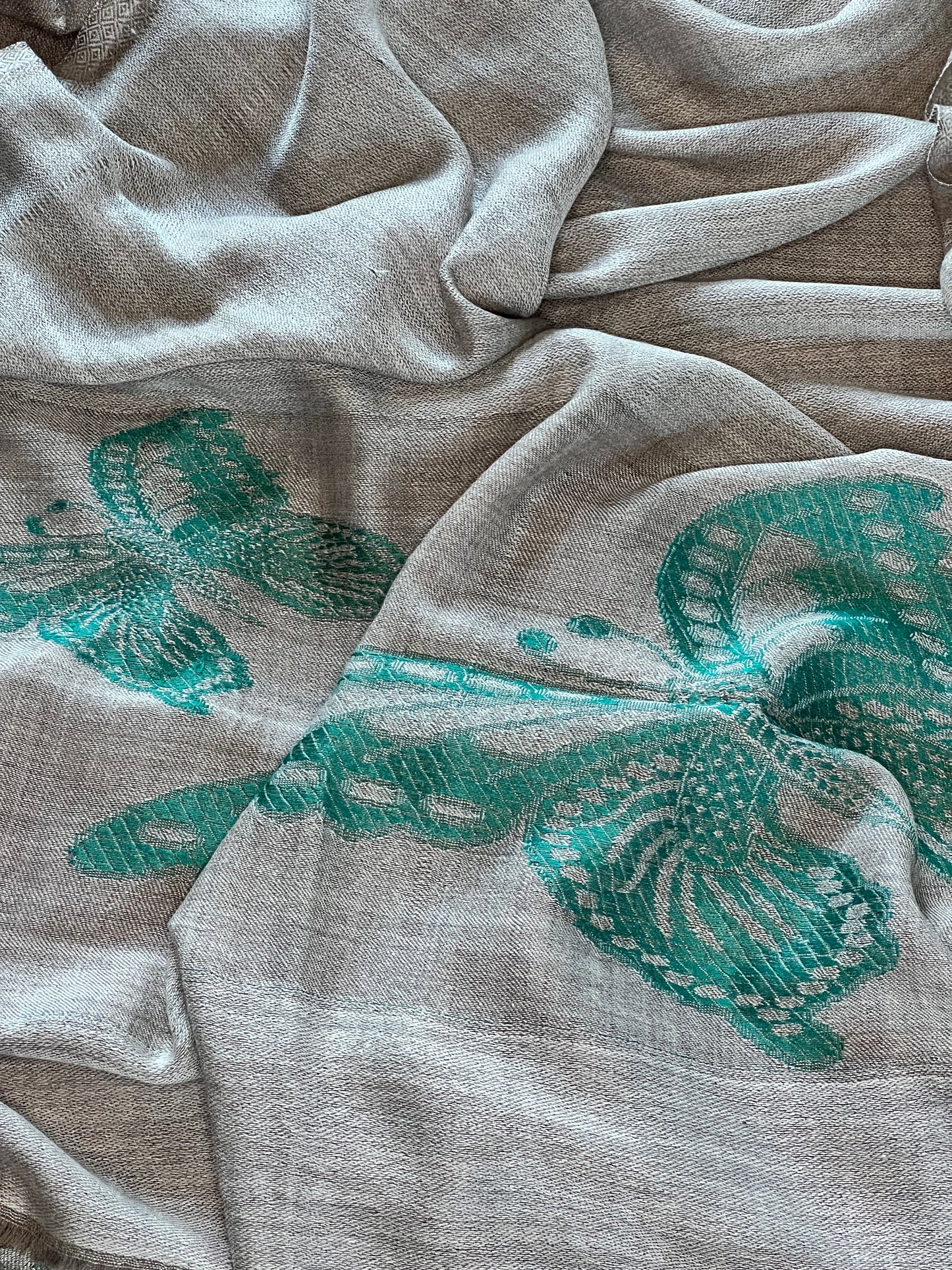 pashmina butterfly shawl